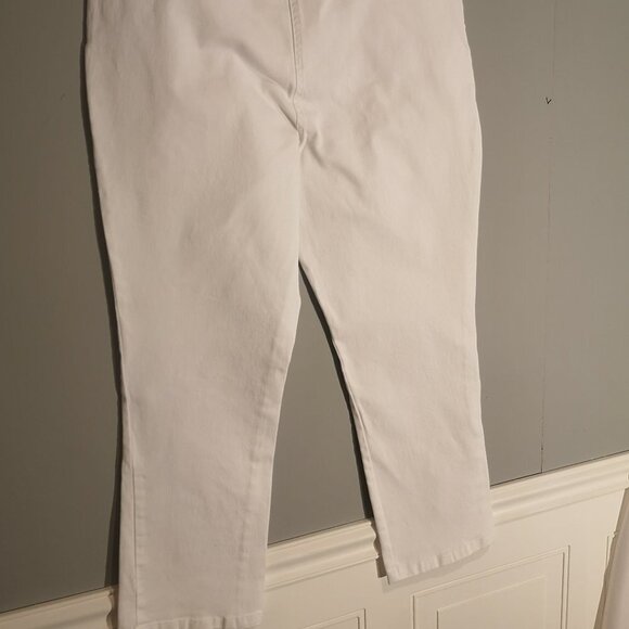 TanJay Ladies Size 16 Petite White Jean 2 Piece Suit - Picture 7 of 10